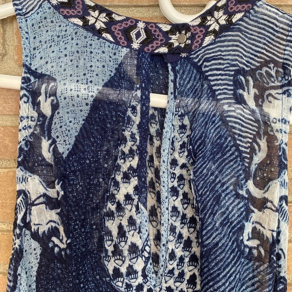 Free People Embroidered Elephant Halter Tank - Picture 4 of 7